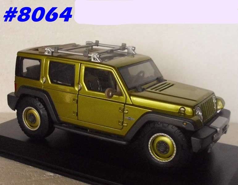 Jeep Rescue Concept 2005 green-met 1/18 Maisto NEW+DeLuxe Showcased  #8064 instant wheels