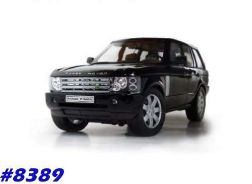 Range Rover Land Rover 2012 black 1/18 Welly NEW+boxed  #8389 instant wheels