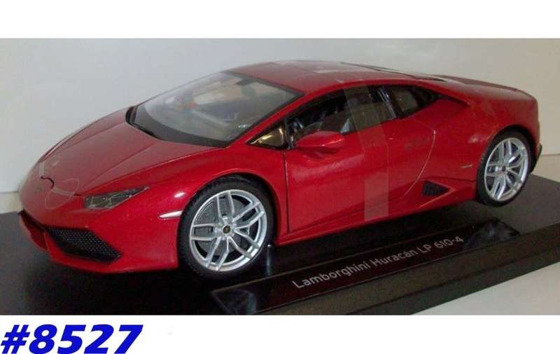 Lamborghini Huracan LP610-4 2014 red 1/18 Welly NEW+boxed  #8527 instant wheels