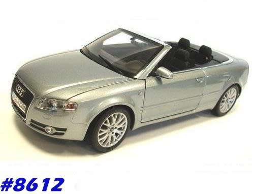Audi A4 cabriolet 2009 silver 1/18 NOREV NEW+boxed  #8612 instant wheels