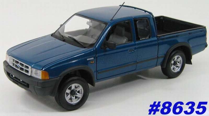 Ford Ranger 4x4 Supercab Pick-Up 2002 blue 1/18 ActionPerform NEW  #8635 instant wheels