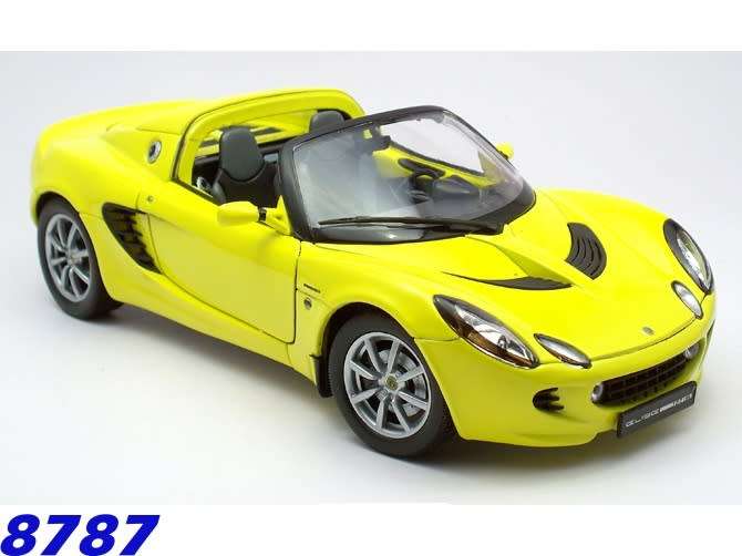 Lotus Elise 111S 1998 yellow 1/18 Welly NEW+boxed #8787 instant wheels