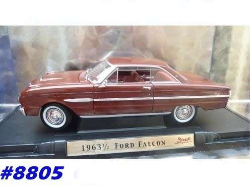 Ford Falcon 1/2 1963 coupe brown-met 1/18 Road Signature NEW+boxed #8805 instant wheels