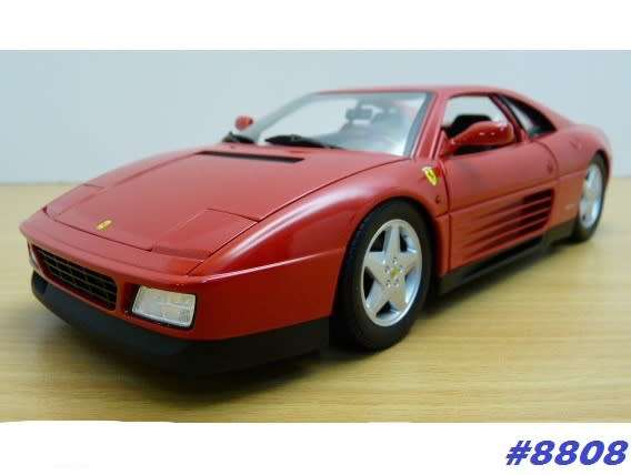 Ferrari 348 tb 1989 1/18 HotWheels NEW+boxed  #8808 instant wheels