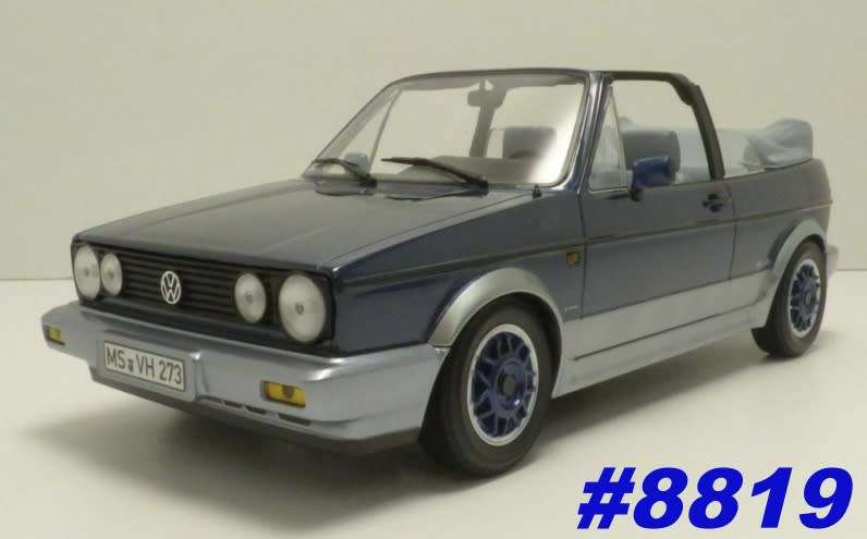 Volkswagen Golf Mk.1 Cabrio Bel Air 1992 blue1/18 Norev NEW+boxed  #8819 instant wheels