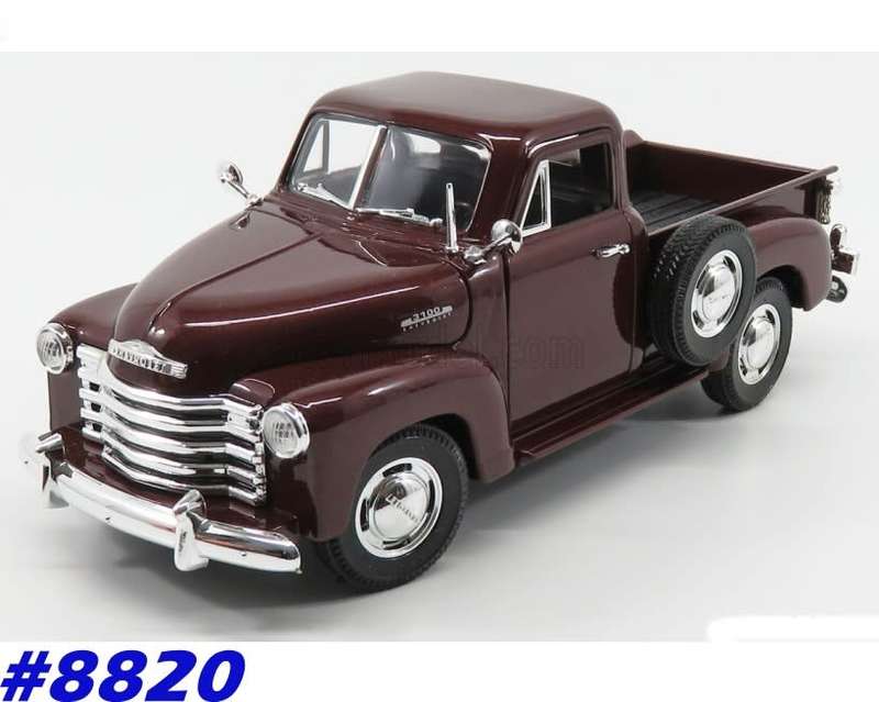 Chevrolet Pick-Up 1953 maroon 1/18 Mira NEW+boxed  #8820 instant wheels