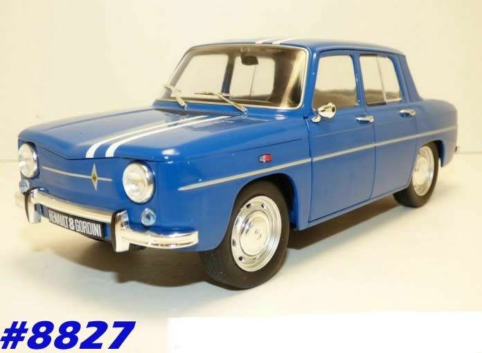 Renault 8 Gordini 1100 1964 blue 1/18 Solido NEW+boxed  #8827 instant wheels