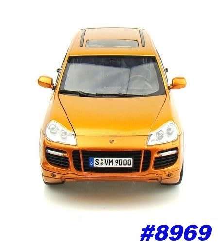 Porsche Cayenne GTS 2009 orange met 1/18 Norev NEW+boxed  #8969 instant wheels