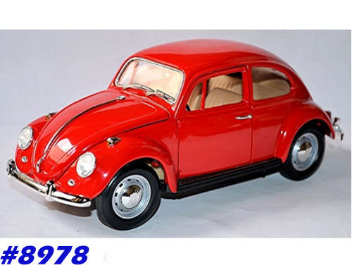 VW Beetle 1200 1967 red 1/18 Road Signature NEW+boxed  #8978 instant wheels