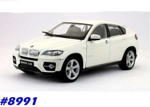 BMW X6 335i 2012 white 1/18 Welly NEW+boxed #8991 instant wheels