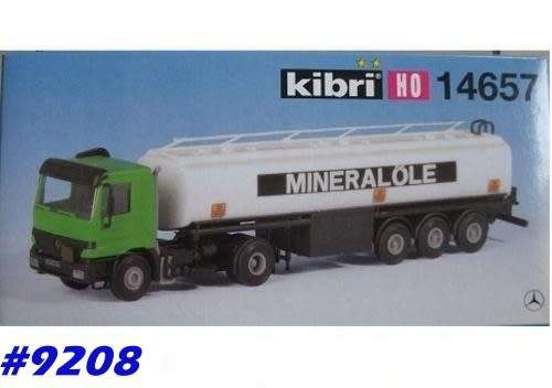 Mercedes-Benz Actros Tanker rig 1/87 KIBRI kit NEW+boxed   #9208 instant wheels