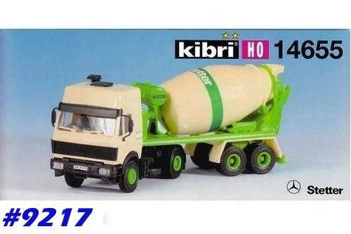 Mercedes horse w Stetter Mixer 1/87 KIBRI kit NEW+boxed  #9217 instant wheels