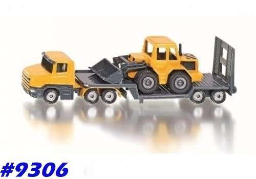 Scania Lowbed w. Frontendloader 1/87 Siku  NEWinBlister  #9306 instant wheels