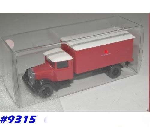 Mercedes L2500 Truck 1938 German Imperial Post 1/87 Wiking NEW   #9315 instant wheels