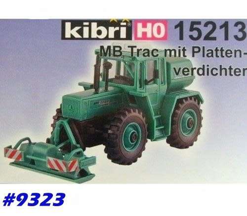 Mercedes-Benz Trac with flat compactor 1/87 NEW+boxed  #9323 instant wheels