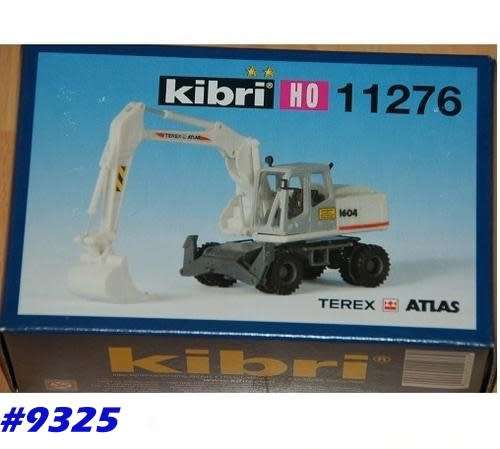 Terex Atlas Wheel Loader, 1/87 KIBRI kit, NEW+boxed  #9325 instant wheels