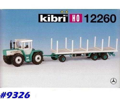 Mercedes-Benz TRAC + long trailer 1/87 KIBRI kit NEW+boxed  #9326 instant wheels