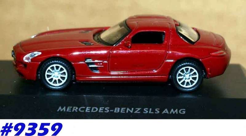 Mercedes-Benz SLS AMG 2012 dark-red 1/87 Welly NEW+boxed  #9359 instant wheels