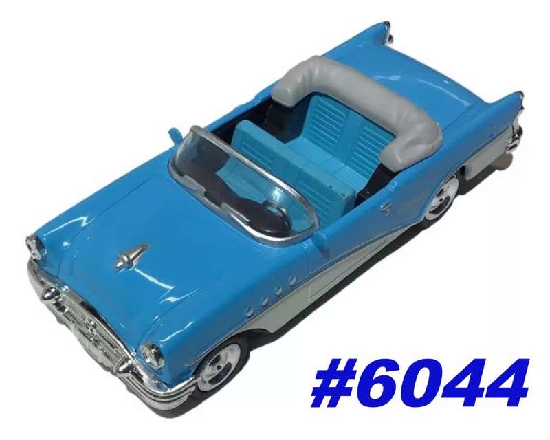 Buick Century Convertible 1955 light-blue 1:43 NewRay NEW+boxed #6044 instant wheels