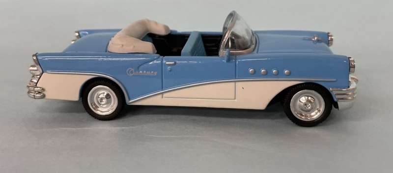 Buick Century Convertible 1955 light-blue 1:43 NewRay NEW+boxed #6044 instant wheels