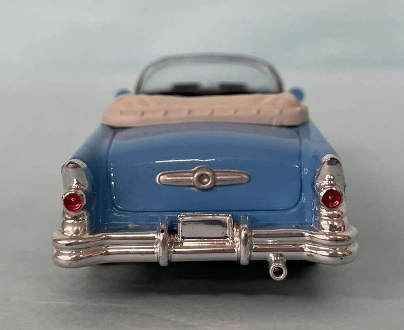 Buick Century Convertible 1955 light-blue 1:43 NewRay NEW+boxed #6044 instant wheels