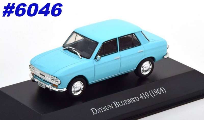 Datsun Bluebird 410 lightblue 1964 1/43 Altaya/IXO NEW+boxed #6046 instant wheels