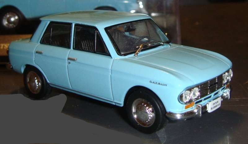 Datsun Bluebird 410 lightblue 1964 1/43 Altaya/IXO NEW+boxed #6046 instant wheels