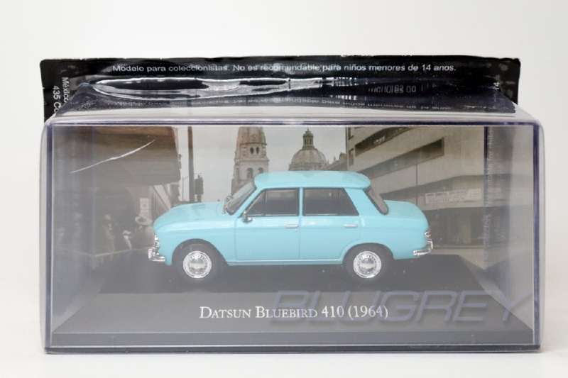 Datsun Bluebird 410 lightblue 1964 1/43 Altaya/IXO NEW+boxed #6046 instant wheels