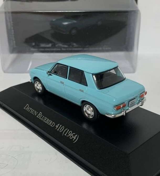 Datsun Bluebird 410 lightblue 1964 1/43 Altaya/IXO NEW+boxed #6046 instant wheels