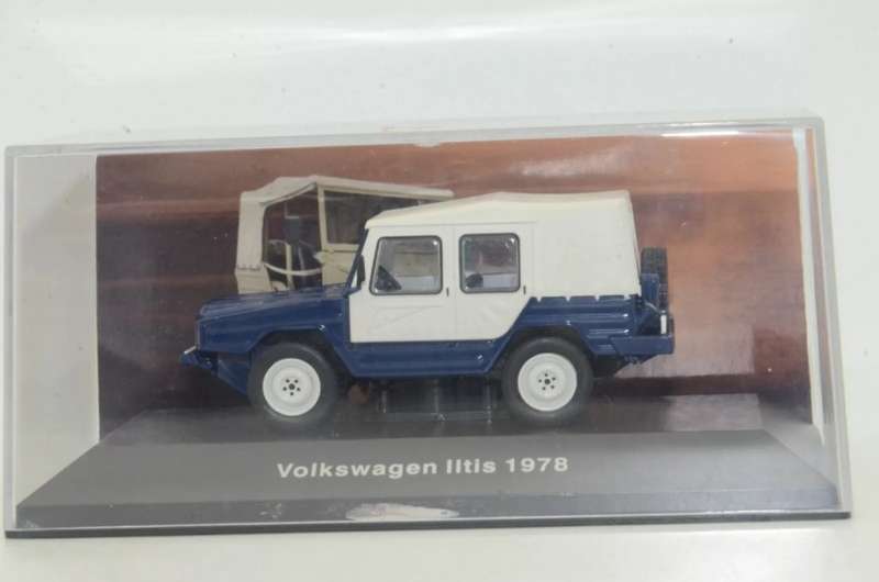 Volkswagen Iltis 4x4 Army-Jeep 1978 dark-blue 1/43 Altaya/IXO NEW+boxed #6048 instant wheels