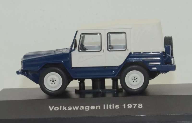 Volkswagen Iltis 4x4 Army-Jeep 1978 dark-blue 1/43 Altaya/IXO NEW+boxed #6048 instant wheels