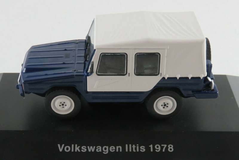 Volkswagen Iltis 4x4 Army-Jeep 1978 dark-blue 1/43 Altaya/IXO NEW+boxed #6048 instant wheels