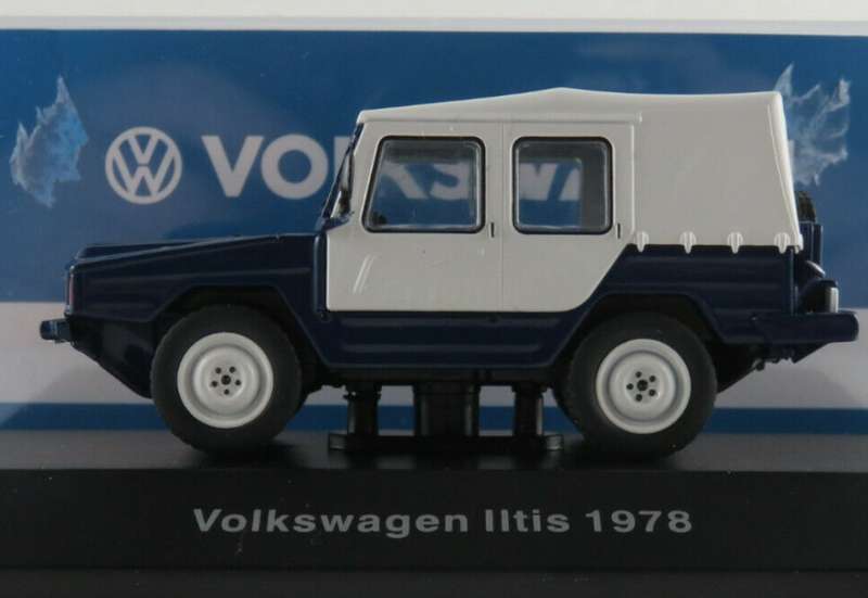 Volkswagen Iltis 4x4 Army-Jeep 1978 dark-blue 1/43 Altaya/IXO NEW+boxed #6048 instant wheels