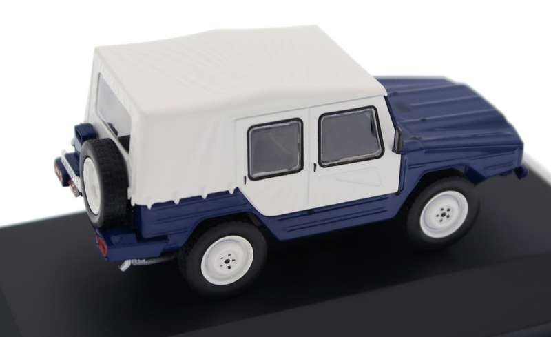 Volkswagen Iltis 4x4 Army-Jeep 1978 dark-blue 1/43 Altaya/IXO NEW+boxed #6048 instant wheels