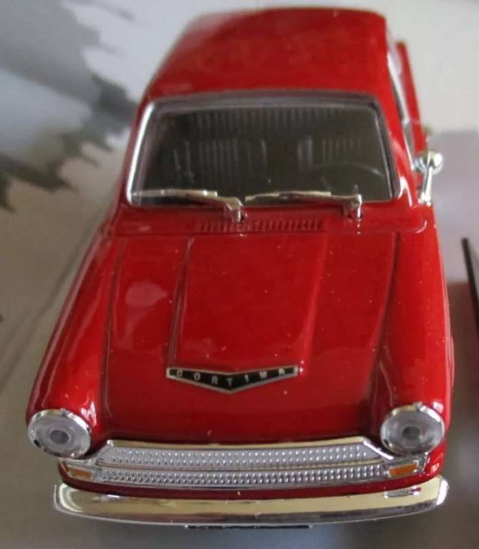 Ford Cortina Mk.1 1966 red 1/43 Cararama/Oxford NEW+boxed #6050 instant wheels