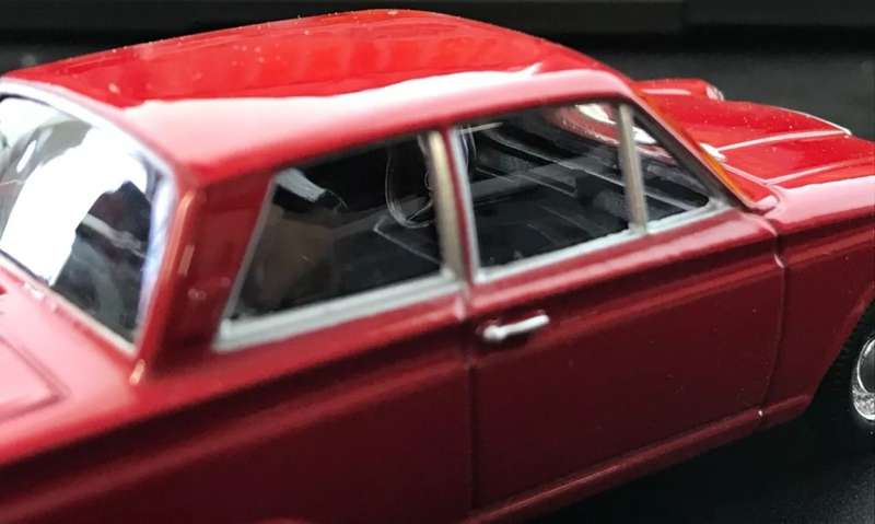 Ford Cortina Mk.1 1966 red 1/43 Cararama/Oxford NEW+boxed #6050 instant wheels