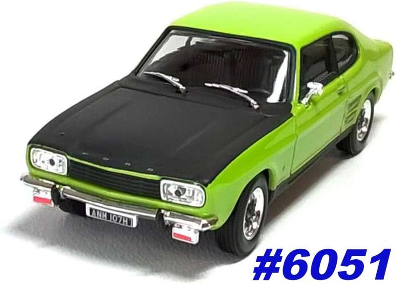 Ford Capri Mk.I 1969 Lime Glaze 1/43 Cararama/Oxford NEW+boxed #6051 instant wheels