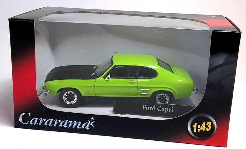 Ford Capri Mk.I 1969 Lime Glaze 1/43 Cararama/Oxford NEW+boxed #6051 instant wheels