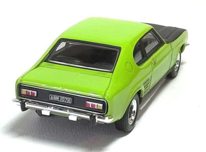 Ford Capri Mk.I 1969 Lime Glaze 1/43 Cararama/Oxford NEW+boxed #6051 instant wheels