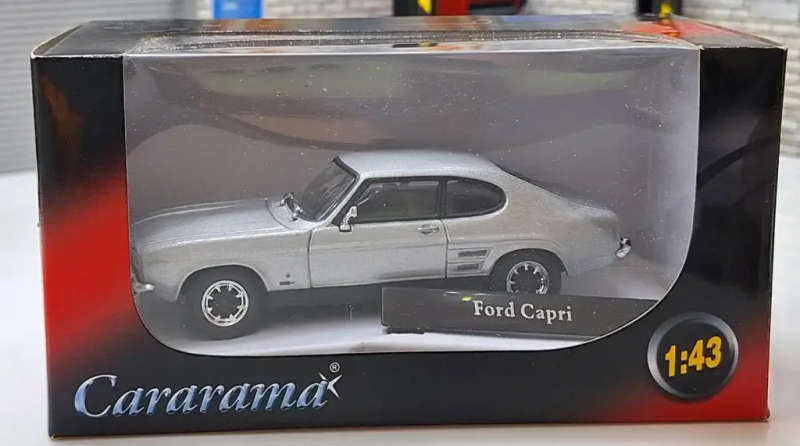 Ford Capri Mk.I Silver Fox 1970 silver 1/43 Cararama/Oxford NEW+boxed #6052 instant wheels