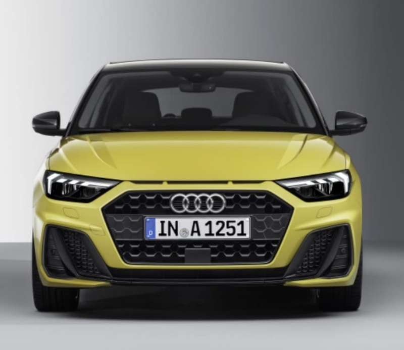 Audi A1 Sportback 2018 PhytonYellow 1/43 I-scale/Kyosho NEW+boxed #6053 instant wheels