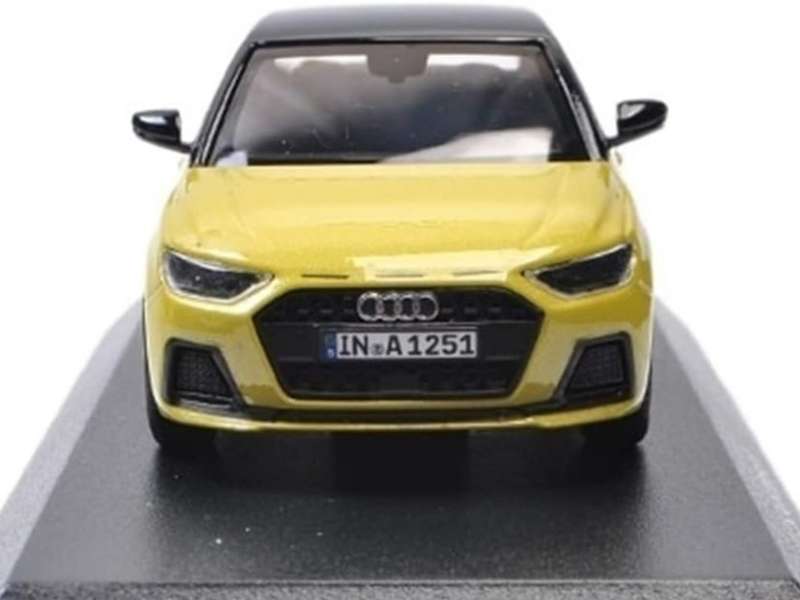 Audi A1 Sportback 2018 PhytonYellow 1/43 I-scale/Kyosho NEW+boxed #6053 instant wheels