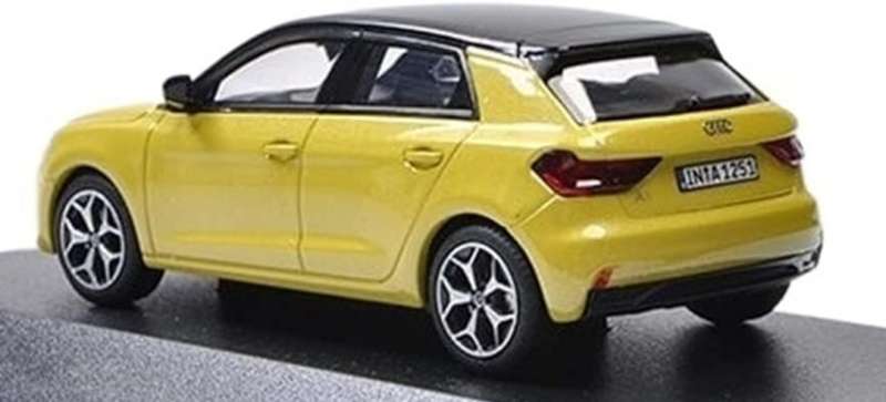 Audi A1 Sportback 2018 PhytonYellow 1/43 I-scale/Kyosho NEW+boxed #6053 instant wheels