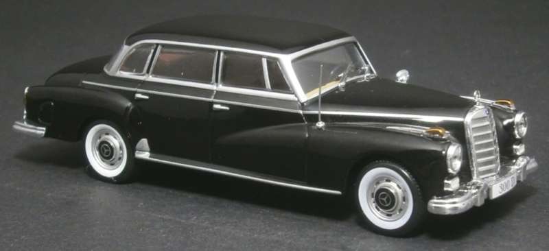 Mercedes-Benz 300d `Adenauer` W189 1957 black 1/43 IXO NEW+boxed #6054 instant wheels