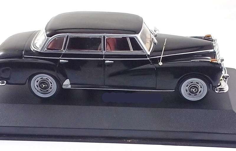Mercedes-Benz 300d `Adenauer` W189 1957 black 1/43 IXO NEW+boxed #6054 instant wheels