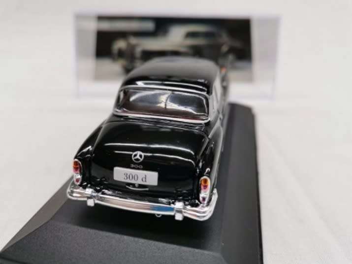 Mercedes-Benz 300d `Adenauer` W189 1957 black 1/43 IXO NEW+boxed #6054 instant wheels