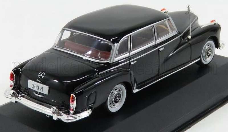 Mercedes-Benz 300d `Adenauer` W189 1957 black 1/43 IXO NEW+boxed #6054 instant wheels