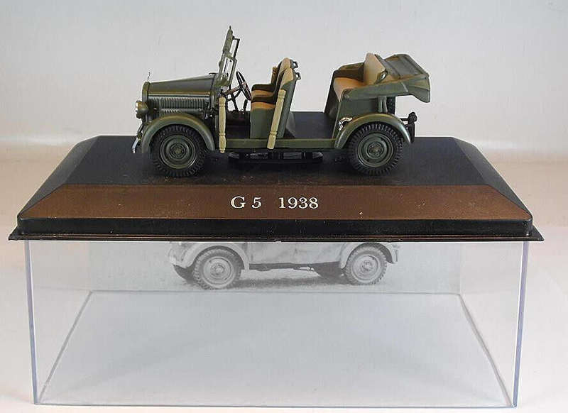 Mercedes-Benz 200V G5 (W152) 4X4 1938 olive 1/43 IX0 NEW+boxed #6055 instant wheels