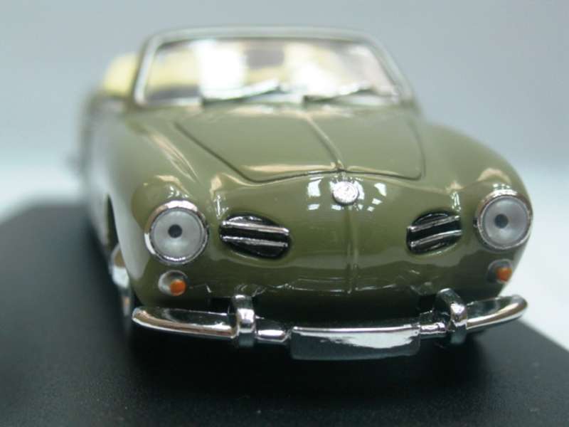 Volkswagen Karmann Ghia I (1300) reed-green 1959 1/43 Minichamps NEW+boxed #6056 instant wheels