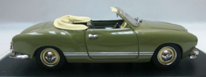 Volkswagen Karmann Ghia I (1300) reed-green 1959 1/43 Minichamps NEW+boxed #6056 instant wheels
